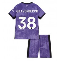Liverpool Ryan Gravenberch #38 Tredje trøje Børn 2023-24 Kortærmet (+ Korte bukser)